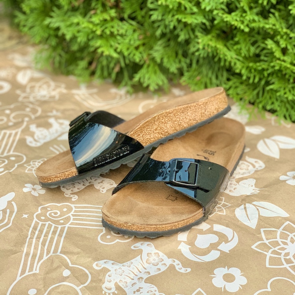 Birkenstock Madrid Patent Black EU 35 Like new